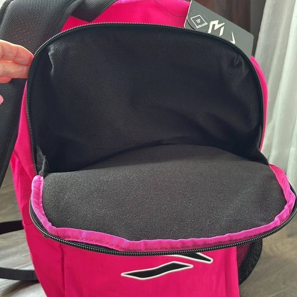 Nike Pink Prime Backpack,Large,3 compartment w/15” padded laptop slot and more